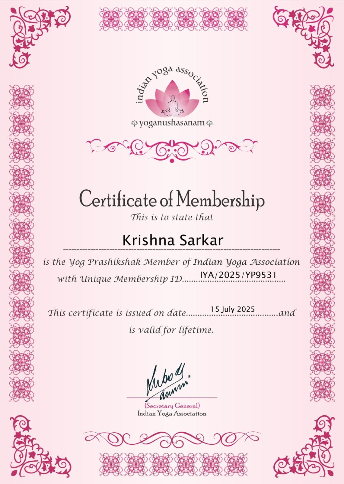 Natural Feelings Certification